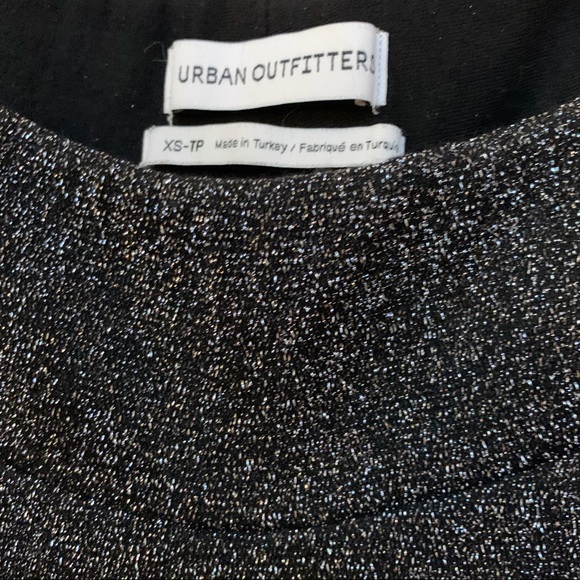 Urban Outfitters Black Shimmer Biker Shorts - Picture 8 of 11